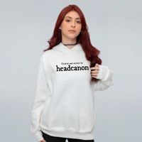 MOLETOM OFF WHITE -  HEADCANON