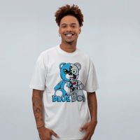 CAMISETA OVERSIZED OFF WHITE - BLUEBOT