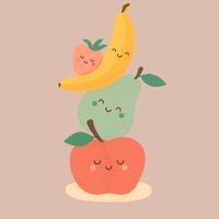 MOLETOM BÁSICO INFANTIL CANELA - SALADA DE FRUTAS