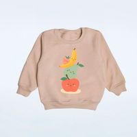 MOLETOM BÁSICO INFANTIL CANELA - SALADA DE FRUTAS