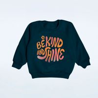 MOLETOM BÁSICO INFANTIL VERDE - BE KIND AND SHINE
