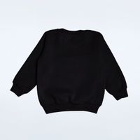 MOLETOM BÁSICO INFANTIL PRETO - MINI LOGO LOLJA