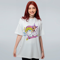 CAMISETA OVERSIZED OFF WHITE - GOU