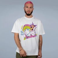 CAMISETA OVERSIZED OFF WHITE - GOU