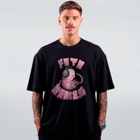 CAMISETA OVERSIZED PRETA - FETOGAMES