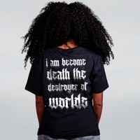 CAMISETA PRETA - DESTROYER OF WORLDS