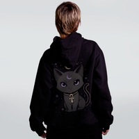 MOLETOM PRETO - GATINHO BASTET