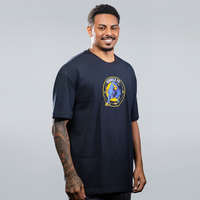 CAMISETA OVERSIZED PRETA - DENDELE FC BRASÃO