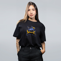 CAMISETA OVERSIZED PRETA - DENDELE TOURO