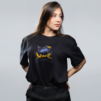 CAMISETA OVERSIZED PRETA - DENDELE TOURO