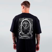 CAMISETA OVERSIZED PRETA - O PORTAL
