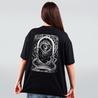 CAMISETA OVERSIZED PRETA - O PORTAL