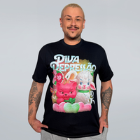 CAMISETA OVERSIZED PRETA - KITSCH
