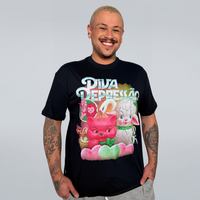 CAMISETA OVERSIZED PRETA - KITSCH