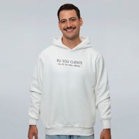 MOLETOM OFF WHITE - EU SOU CLIENTE