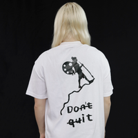 CAMISETA OVERSIZED OFF WHITE - DONT QUIT
