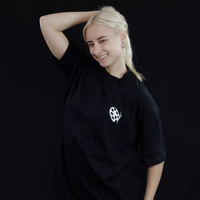 CAMISETA OVERSIZED PRETA - DONT QUIT