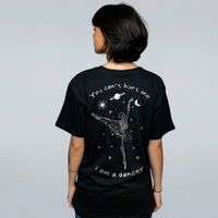 CAMISETA PRETA - CAVEIRA ESTRELADA