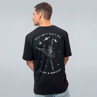 CAMISETA PRETA - CAVEIRA ESTRELADA