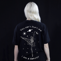 CAMISETA OVERSIZED PRETA - CAVEIRA ESTRELADA