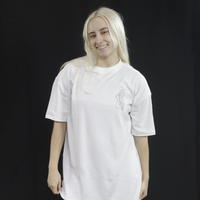 CAMISETA OVERSIZED OFF WHITE - CAVEIRA ESTRELADA