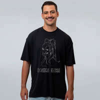 CAMISETA OVERSIZED PRETA - BONECA RUSSA