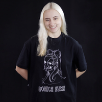 CAMISETA OVERSIZED PRETA - BONECA RUSSA
