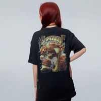 CAMISETA OVERSIZED PRETA - FEH ARIES