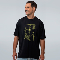 CAMISETA OVERSIZED PRETA - FEH ARIES
