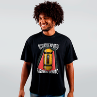 CAMISETA OVERSIZED PRETA - FAZEMOS BONITO