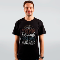 CAMISETA PRETA - VOCÊ PODE