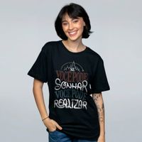 CAMISETA PRETA - VOCÊ PODE