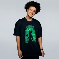 CAMISETA OVERSIZED PRETA - QUASE LA