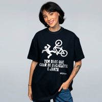 CAMISETA OVERSIZED PRETA - BIKE