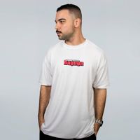CAMISETA OVERSIZED OFF WHITE - FOGUETE