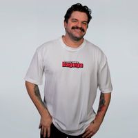 CAMISETA OVERSIZED OFF WHITE - FOGUETE