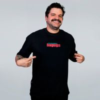 CAMISETA OVERSIZED PRETA - FOGUETE