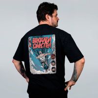 CAMISETA OVERSIZED PRETA - FOGUETE