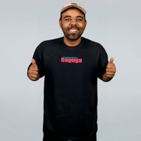 CAMISETA OVERSIZED PRETA - FOGUETE