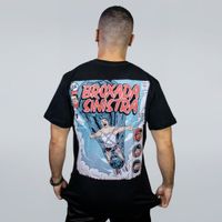 CAMISETA PRETA - FOGUETE