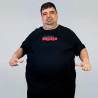 CAMISETA PRETA - FOGUETE