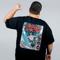 CAMISETA PRETA - FOGUETE