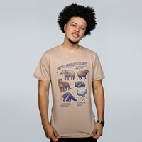 CAMISETA CANELA - ANIMAIS BRASILEIROS GIGANTES