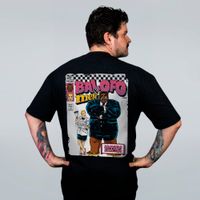 CAMISETA OVERSIZED PRETA - BALOFO E METE