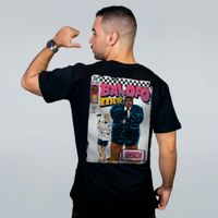 CAMISETA PRETA - BALOFO E METE