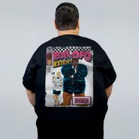 CAMISETA PRETA - BALOFO E METE