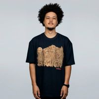 CAMISETA OVERSIZED PRETA - BAGUGA