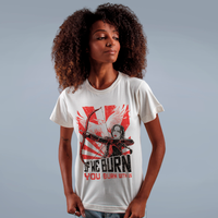 CAMISETA OFF WHITE - BURN