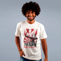 CAMISETA OFF WHITE - BURN
