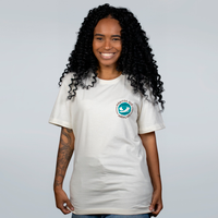 CAMISETA OFF WHITE - HÁBITOS QUE ABRAÇAM AZUL